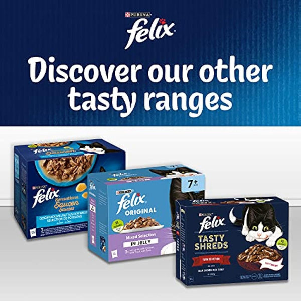 Felix As Good As It Looks Cat Pouches Tuna In Jelly 100g (20 Pouches)
