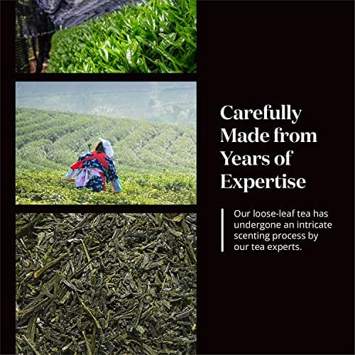 Japanese Sencha Green Tea Loose Leaf - Natural & Authentic Japanese Green Tea - Clean Green Infusion & Smooth, Grassy-Sweet Notes - 1kg Easy to Brew Japanese Tea by The Tea Makers of London