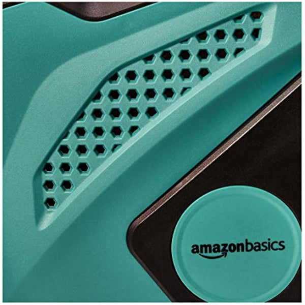Amazon Basics Auto-Rewindable Hozelock Wall-Mounted Hose Reel, 15 m, Black Green