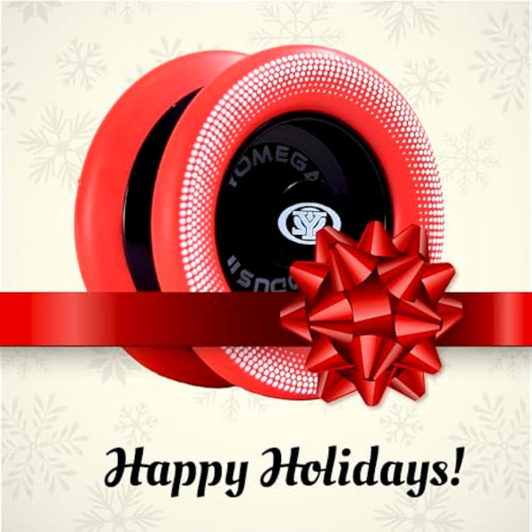 Yomega Xodus II YoYo– Includes Roller Bearing Technology, Rubber Rims and Wing Shape Design – Professional Responsive YoYos Intermediate Level Play (Black Red)