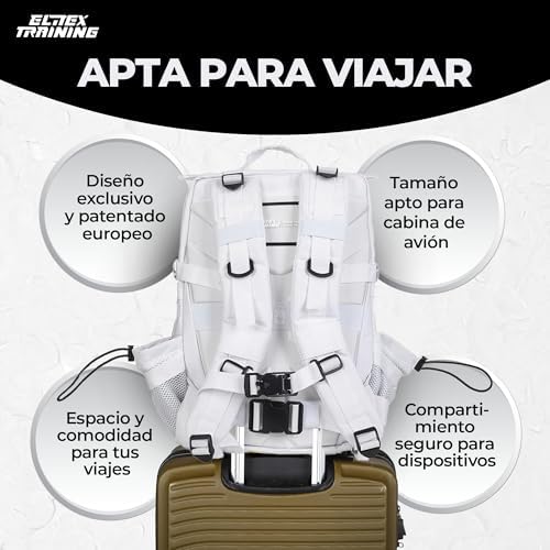 ELITRAINX 25L Tactical Military Waterproof Backpack for Sports, Cabin Airplane, Gym, Outdoors, CrossTraining by Elitex Training