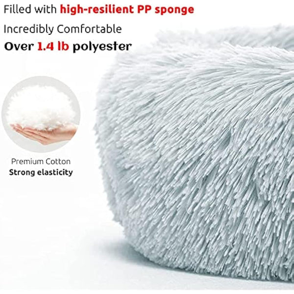 ANWA Dog Sofa Bed Cover - Soft Plush Furniture Protector Mat for Dogs, Washable Couch Cushion With 40'' x 40'' x 6'' Dimensions