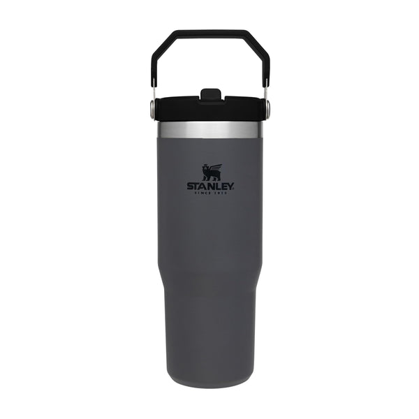 Stanley Flip Straw Tumbler 1.0 Water Bottle With Straw 0.89L - Keeps Cold For 12+ Hours - Easy To Carry - Dishwasher Safe - Stainless Steel Thermal Flask - BPA-Free Travel Mug - Navy