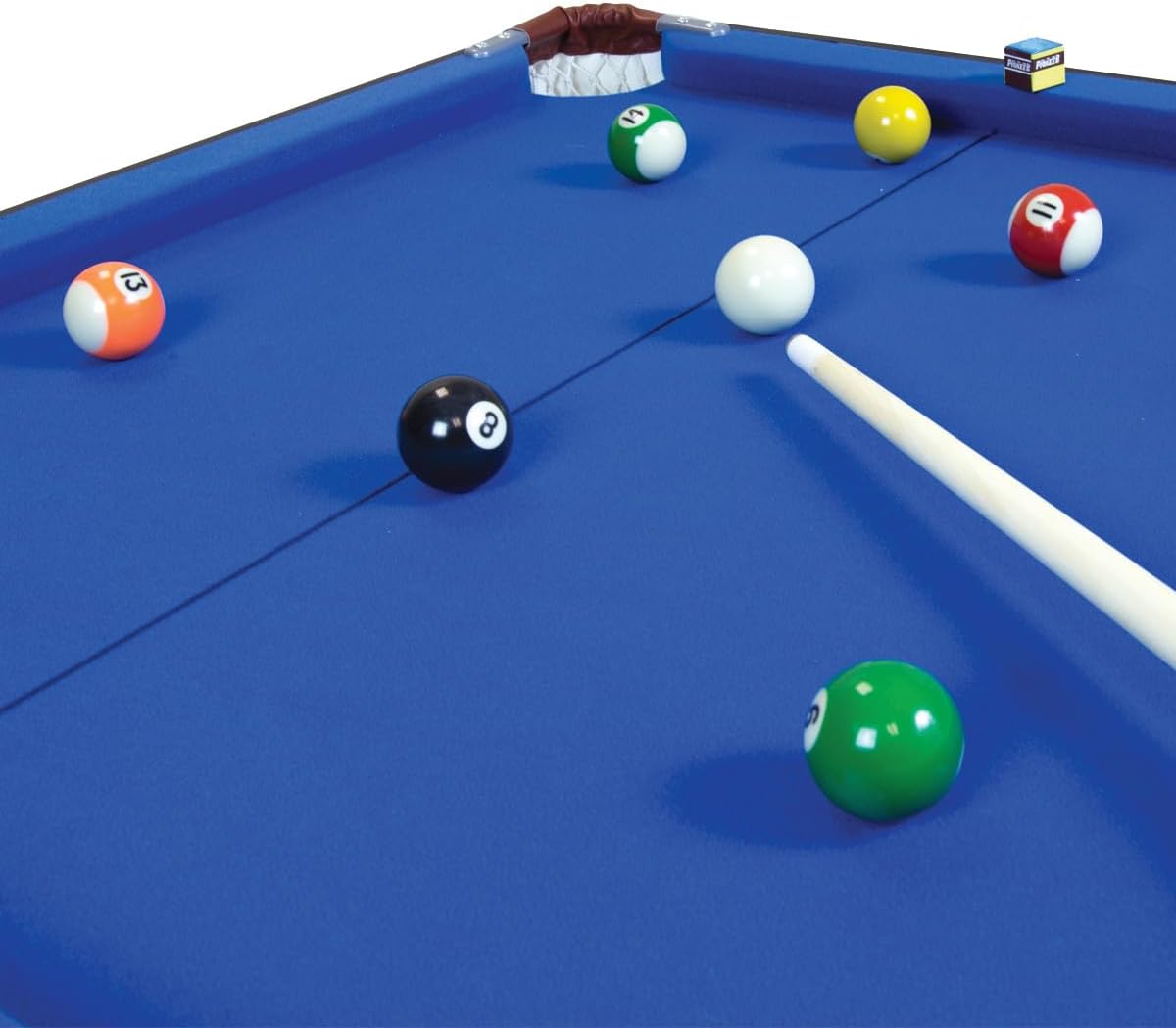 Charles Bentley 4ft 6in Blue Pool Games Table Including Balls & 2 Cues