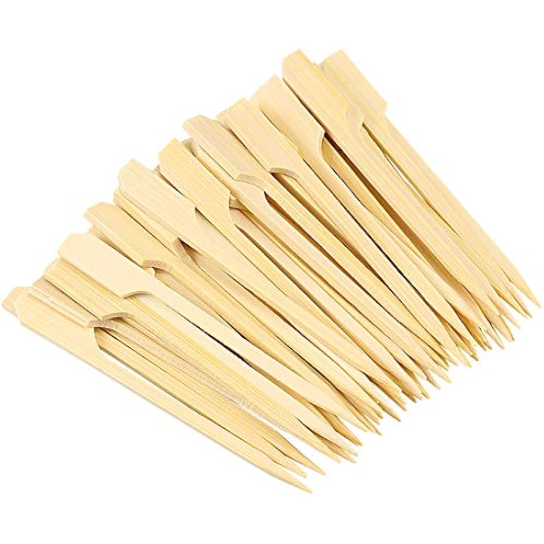 Hysagtek 400 Pieces Skewers Toothpicks 3.5 Inches Cocktail Picks for Appetizer Picks Wooden Skewers Toothpicks for Cocktail, Appetizers, Fruit, Sandwich, Barbeque Snacks