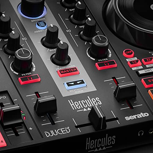 Hercules DJControl Inpulse 500 2-Deck USB DJ Controller for Serato DJ and DJUCED