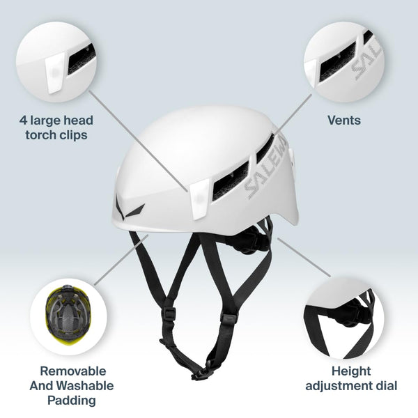 Salewa Pura Helmet, Blue, L/XL, Unisex