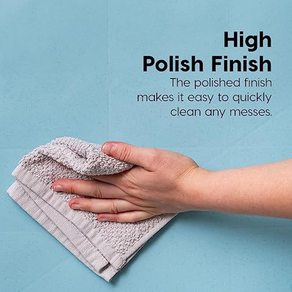 IRIS USA Pee Pad Holder, XL, Marking and Leg Lifting Dog Pad Holder, Foldable, Secured Latches, Non-Skid Rubber Feet, High Polish Finish for Easy Cleaning, Fits 23"x35" Pad or Larger, Blue