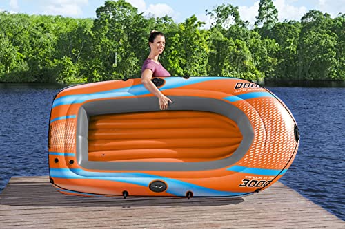 Bestway Inflatable Boat, Kondor Elite 2000, One-man Raft Heavy Duty Handles, Interlocking Valves, Multiple Sizes