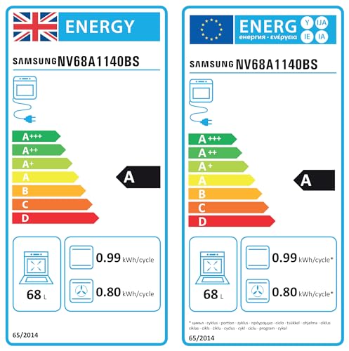 Samsung Series 4 Dual Cook Flex Smart Oven with Pyrolytic Cleaning, Colour: Stainless Steel, NV7B45305AS