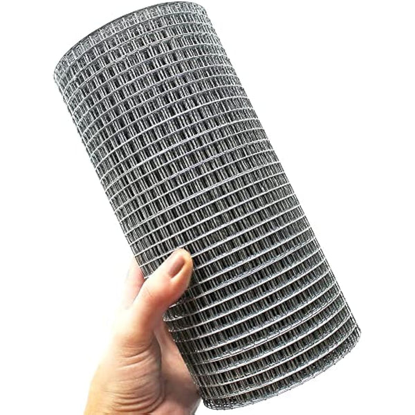 C&Xanadu 200mm X 3m Rat Mesh Rodent Proofing Wire Mesh Roll,Welded Metal Mesh Galvanised,Stop & Prevent Mice & Mouse Access