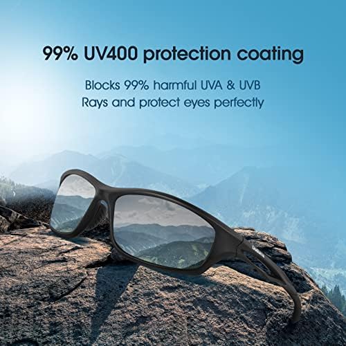 Duduma Sunglasses Mens Polarised Sports Sunglasses for Men Women Fishing Running Cycling Golf Sunglass Polarized UV Protection TR90