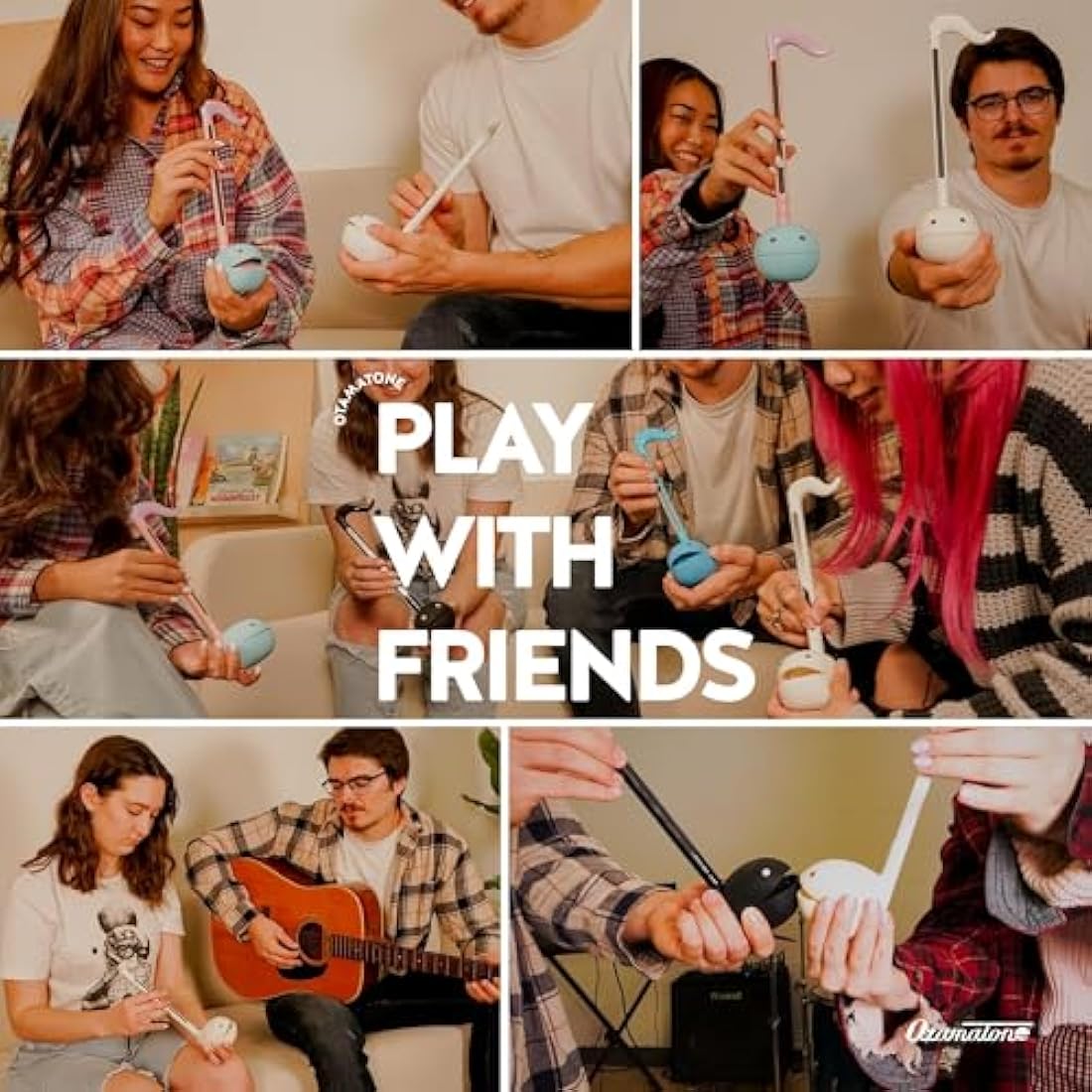 Otamatone Regular Mint Japanese Electronic Musical Instrument, Portable Touch Sensitive Digital Music Instruments Synthesizer, Fun Kids Teens Adults Birthday Christmas Toy Song Game Stuff