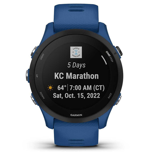 Garmin Forerunner 255 GPS 46mm Running Smartwatch, Lightweight, Advanced Training & Insights, Safety & Tracking Features, up to 14 days Battery Life, Tidal Blue