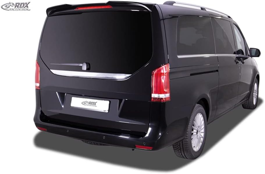 RDX Racedesign Roof spoiler compatible with Mercedes V-Class W447 2014- incl. AMG-Line & EQV 2020- (with rear hatch) (PUR-IHS)