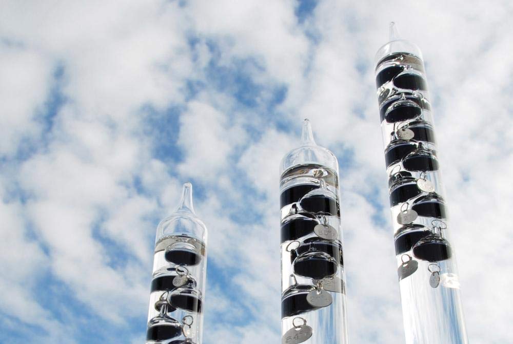 Esschert Design TH44 Glass Galileo Thermometer 57 x 8 x 8 cm