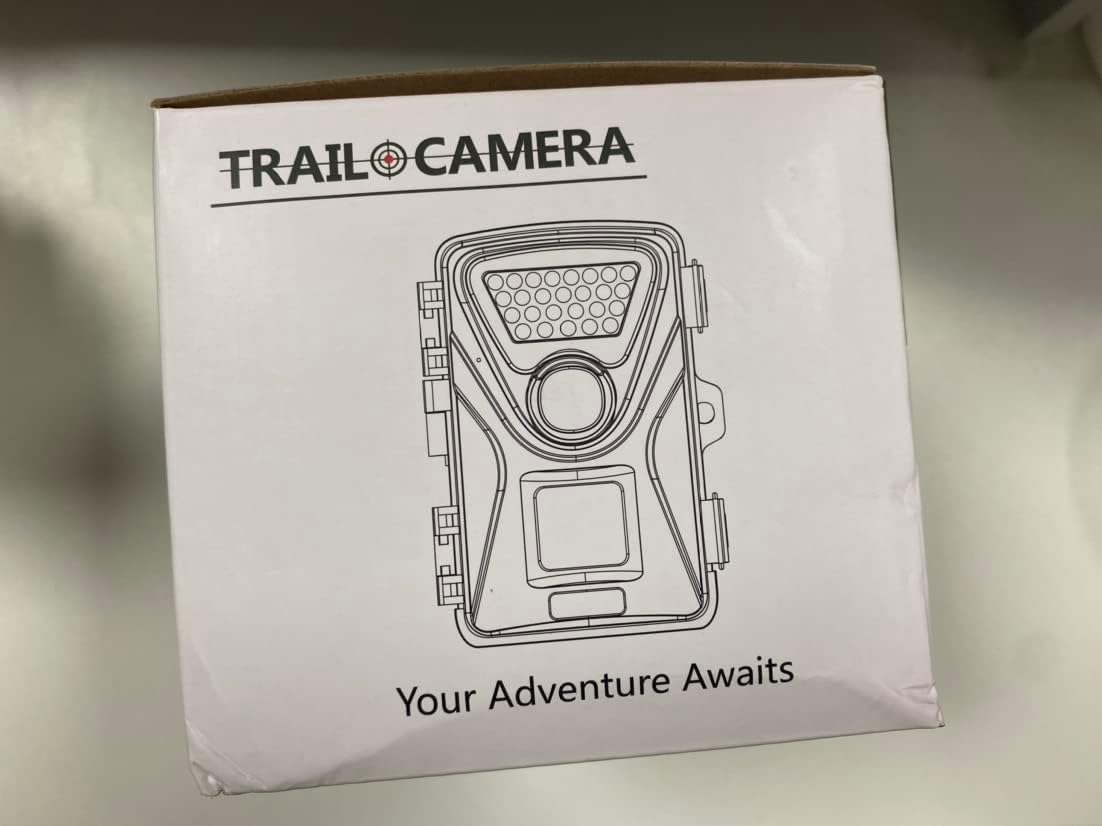 MAXDONE Wildlife Camera 4K 48MP Trail Camera, 850nm IR LEDs Night Vision Motion Activated Trail Cam IP66 Waterproof 0.2s Trigger Time Garden Camera with 32GB SD Card for Wildlife Monitoring