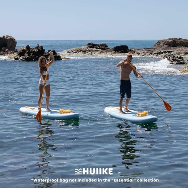 HUIIKE Stand Up Paddle Board for Adults with Accessories Included, Oar, Fins, Pump. Inflatable Sup Board Great Stability and Resistance. 10’ x 33" x 5.9", Maximum Load 286 lb