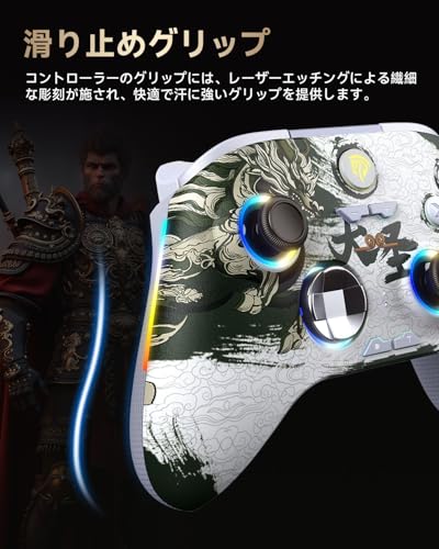 EasySMX X15 Wireless PC Controller with Hall Triggers, Hall Joysticks, Enhanced Bluetooth Game Controller,No Drift No Deadzone effect, Compatible with Windows PC, Android, Steam and Switch