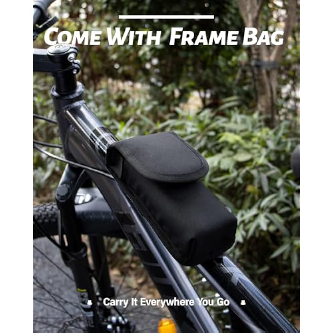 Electric Bike Pump, 150Psi Portable Bicycle Tire with Digital Pressure Gauge for E-Bike, Motorcycle with Presta, Schrader, Dunlop Valve Accessories