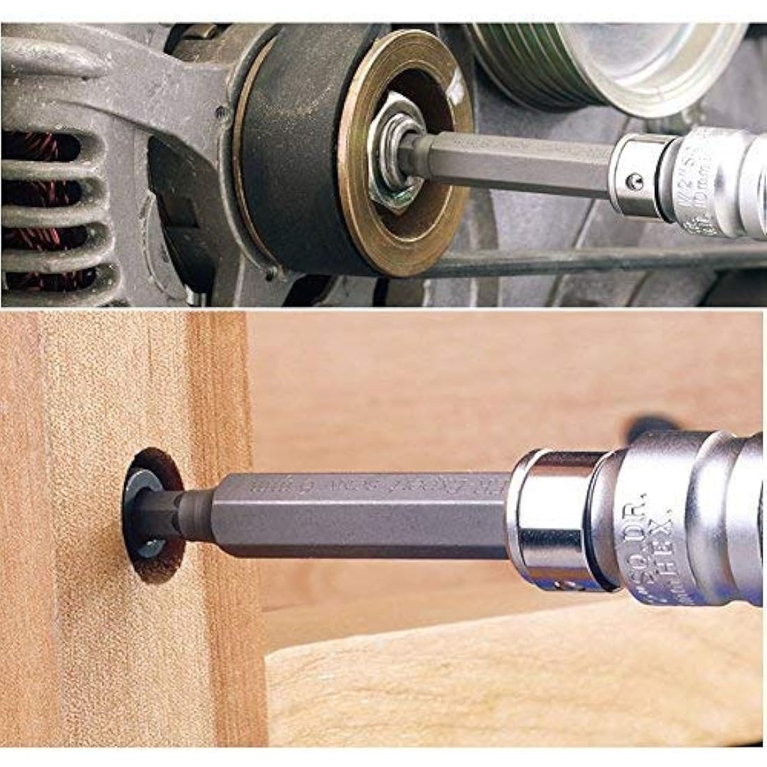 Draper Expert TX-STAR® 1/2" 40 Piece Hex & Spline Mechanics Bit Set | 3/8 Square Drive Hand Tool | Chrome Vanadium Steel Sockets Mechanics Car Tools | Steel Case | 33322