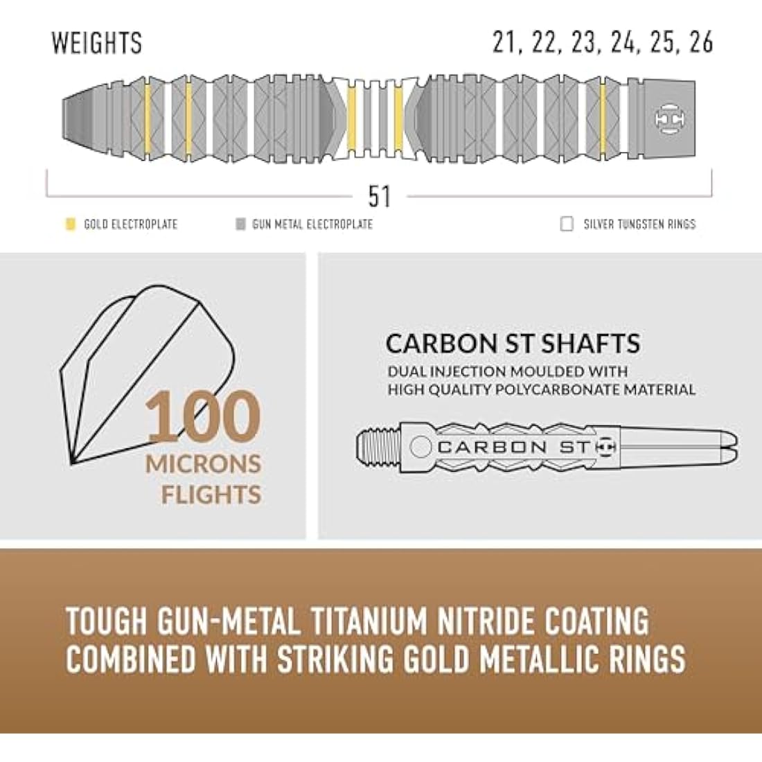 Harrows Opus Darts Set I Professional Darts 90% Tungsten Steel Tip ALL Weights Pro Darts I Huge 16pc Set with Carbon ST Shafts, Opus Flights & FREE Slimcase Darts Case