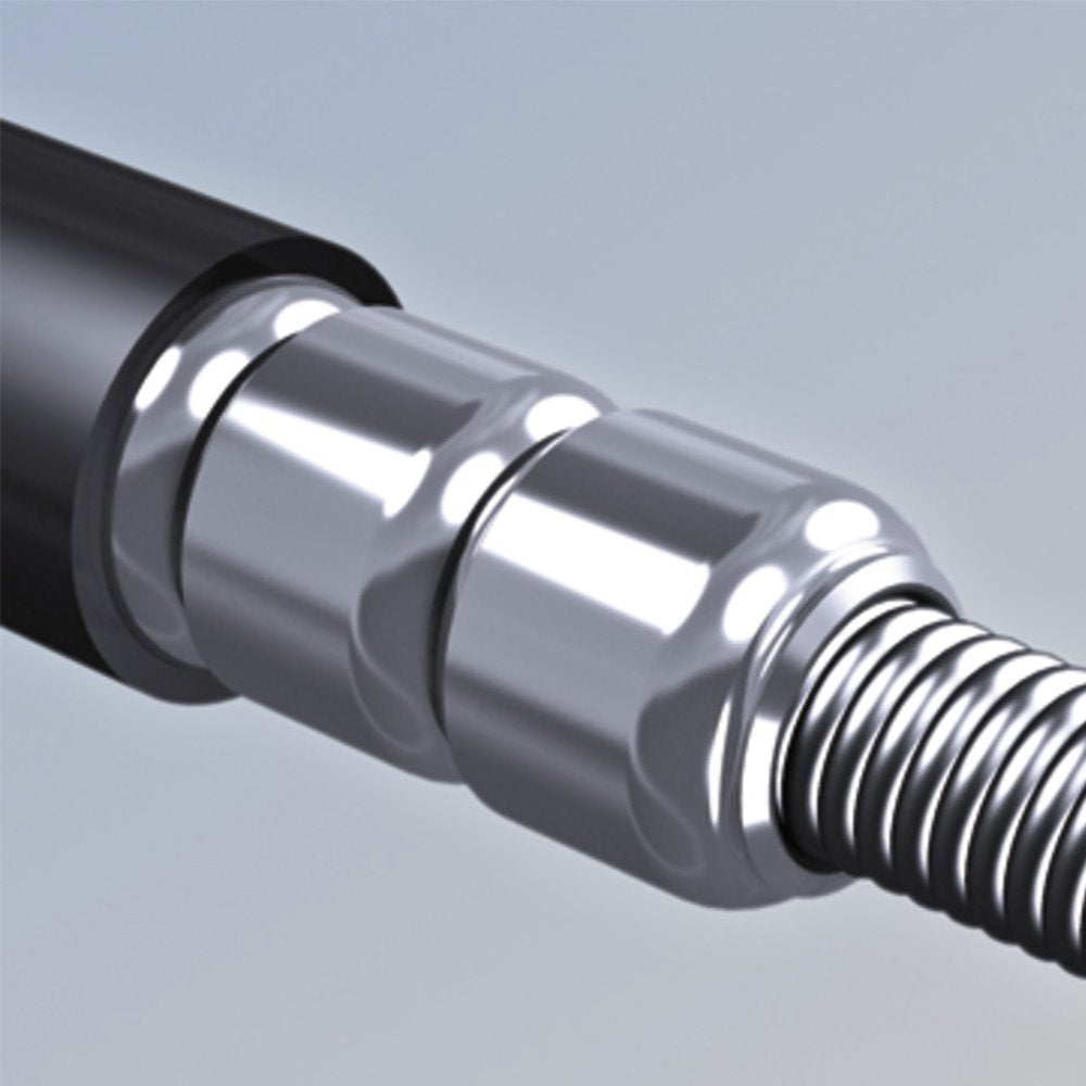 ABUS armoured cable lock Steel-O-Flex Tresor 1360 - combination lock made of steel cable with armour made of steel sleeves - security level 6