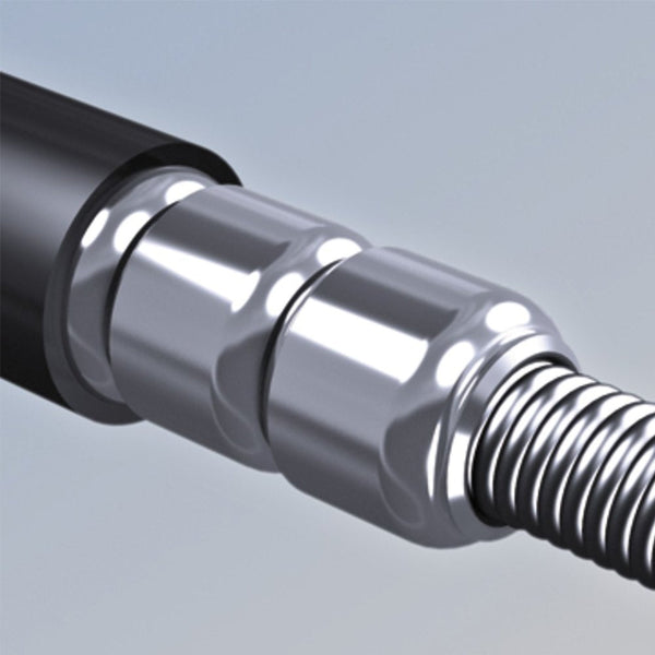 ABUS armoured cable lock Steel-O-Flex Tresor 1360 - combination lock made of steel cable with armour made of steel sleeves - security level 6