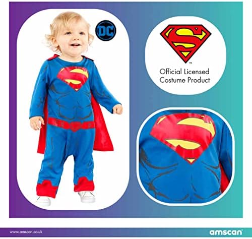 amscan Child Boys Officially Licensed Warner Bros. Superman Superhero Fancy Dress Costume