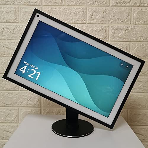 EchoShow 15 Stand Swivel and tilt, Only Made for Echo Show 15 Three Rotating shafts The Base is Made of Aluminum Which Makes The Product More Beautiful and Longer Service Life Black 025-01 UK