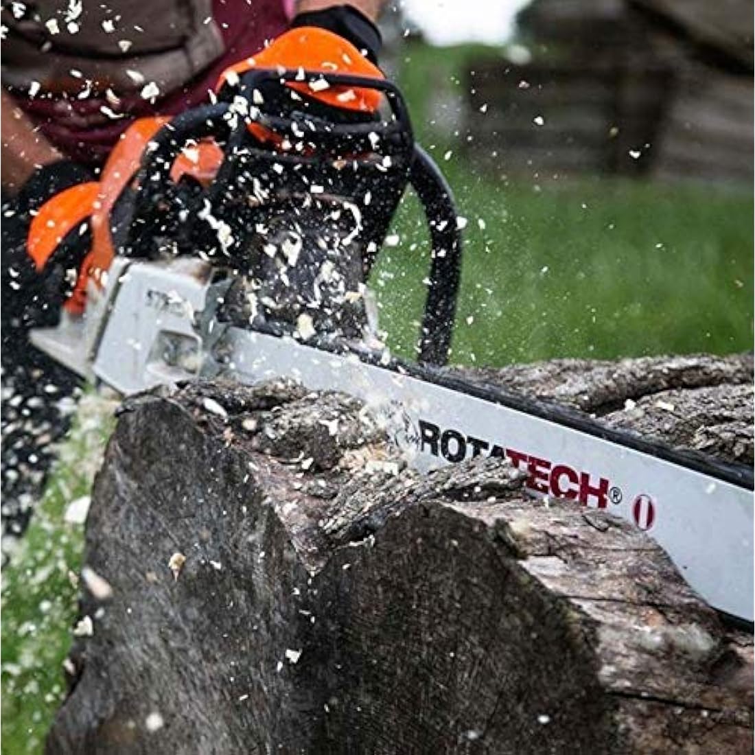 2 X 12 30 cm Rotatech Chainsaw Chains. 3/8" LP Pitch, .043" Gauge, 44 DL Drive Links. Compatible with Stihl MS170, MS171, MS192, MS192T, MSE140, MSE170