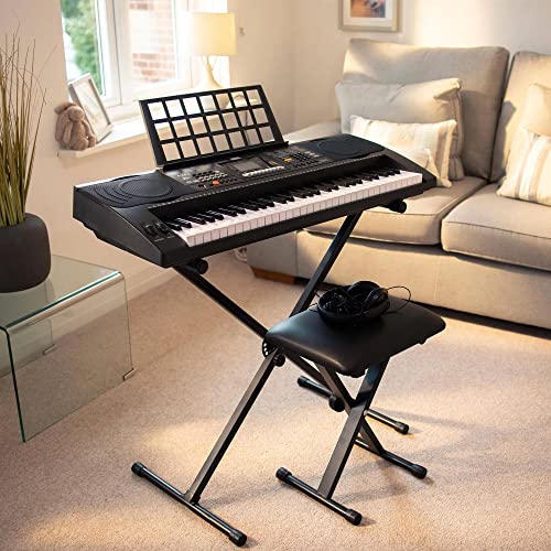 Axus AXD55 88 Key Digital Piano Keyboard with Touch Sensitive Keys, Sustain Pedal and High-Level Features and Functions.