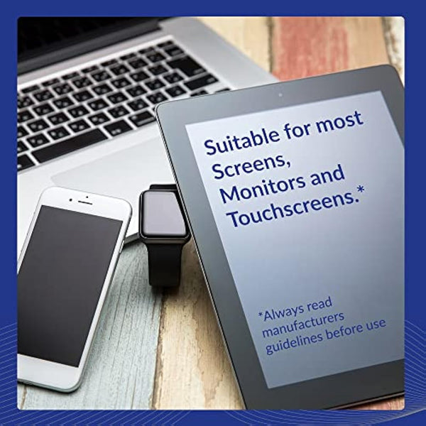 AF Screen Cleaner Spray 250ml - Cleaning Solution For Mobile Phones, TV's, Laptops, Monitors, LED, LCD, Plasma & Tablets, Clear,