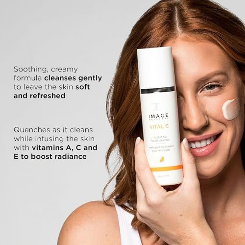 IMAGE Skincare, VITAL C Hydrating Facial Cleanser, Gentle Face Wash with Vitamin C, E and A, 117 mL