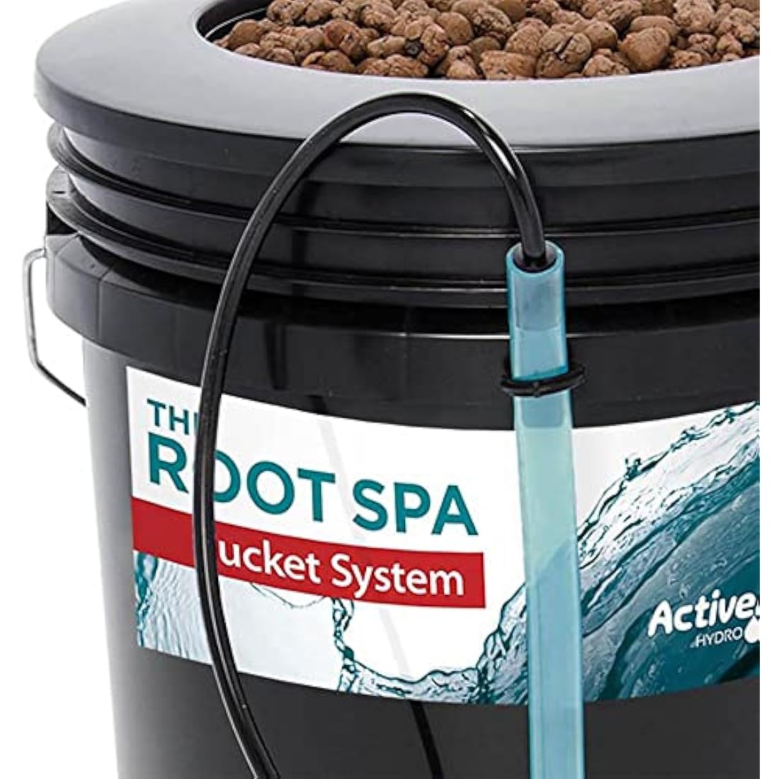Hydrofarm RS5GAL4SYS Root Spa 4, 5 gallon Bucket system, Black
