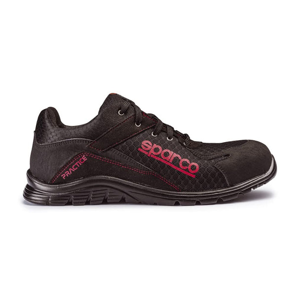 Sparco Unisex Practice S1pSparco Lightweight Safety Shoes Practice S1P Nigel Black EU Size 44