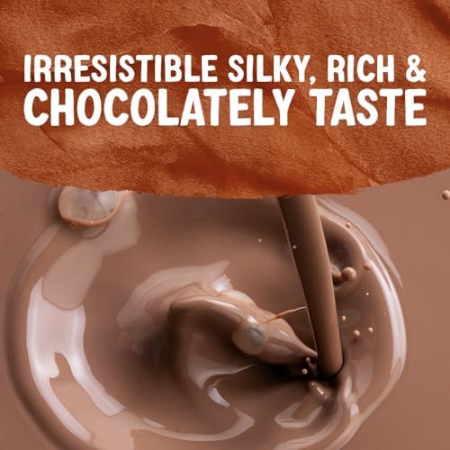 Alpro Chocolate Soya Plant-Based Long Life Drink - Vegan Dairy Free & Lactose Free Milk Alternative - 1L (Pack of 8)