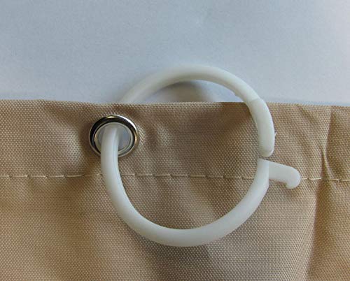 QUICK STAR Gazebo Side Wall, 300 x 193 cm / 400 x 193 cm, Polyester with PVC Window, Sand, Style: Garden, Waterproof, Star Shape