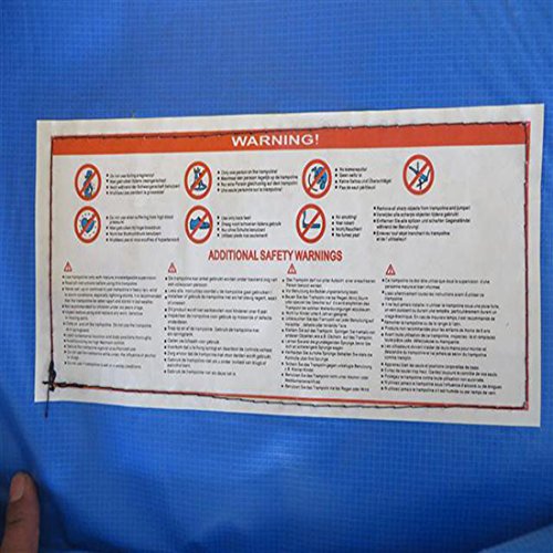 Greenbay Trampoline Replacement Safety Spring Cover Padding Pad + Safety Net Enclosure Surround 8FT Blue