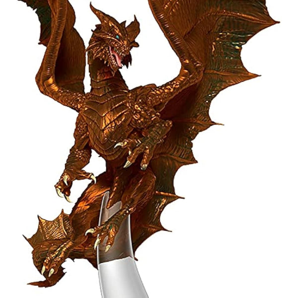 Dungeons & Dragons D&D Icons of The Realms: Adult Copper Dragon - Pre-Painted RPG Figure, Highly Detailed Miniature