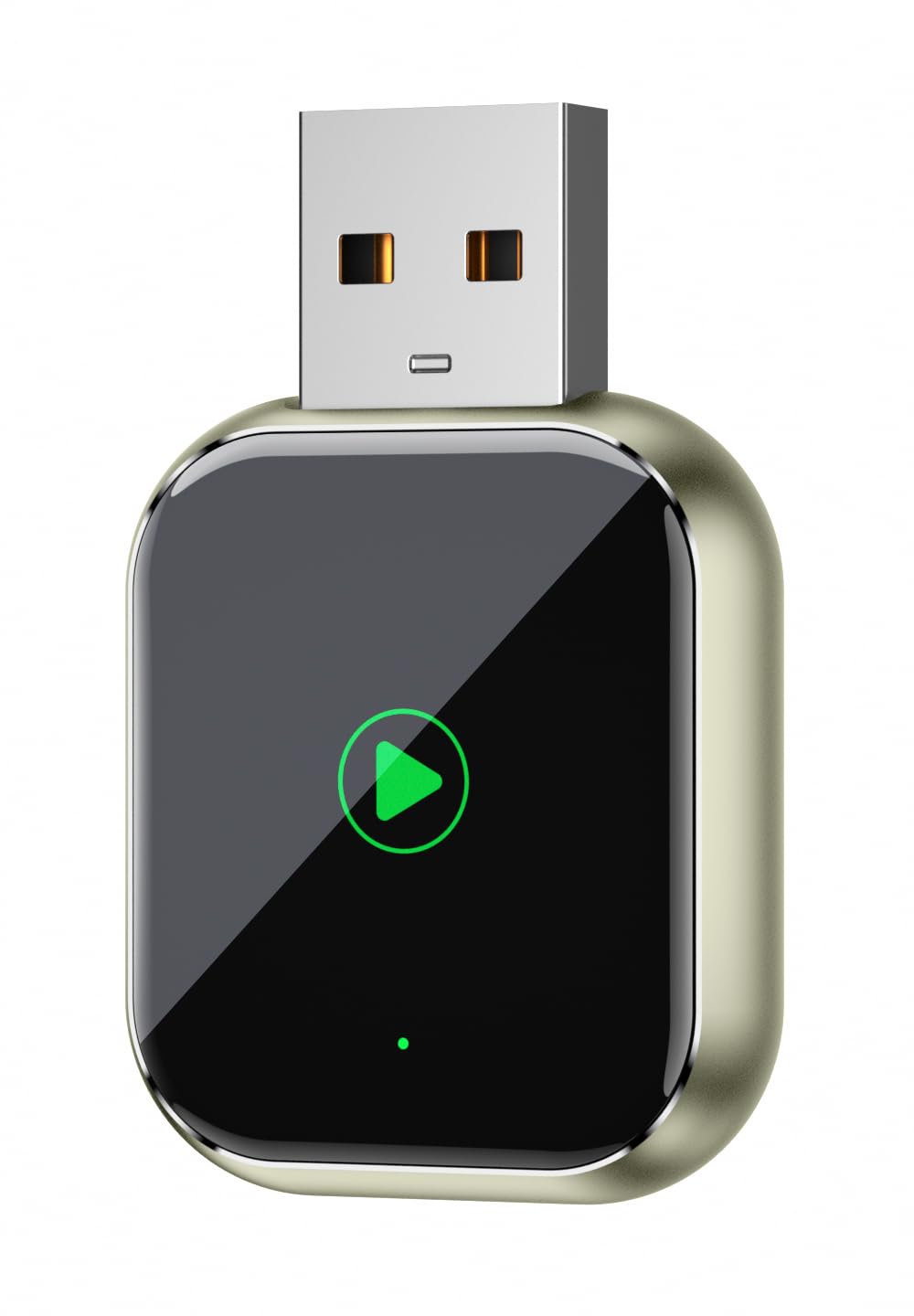 Wireless CarPlay Adapter for APPLE iPhone - Upgrade Wired CarPlay to Wireless Device, Mini T-shaped for Cars USB Plug and Play Auto Reconnect, for Portable Car GPS Navigation Broadcast