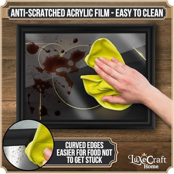 Empire Lap Tray with Bean Bag Cushion – Wooden Soft Padded Lap Tray with Cushion for Eating, Drinking & Laptop – Ideal for Breakfast, Dinner, Snacks & Work – Comfortable, Portable with Sturdy Design