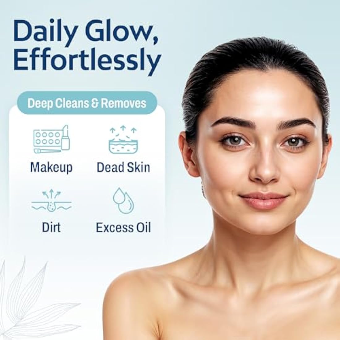 HartFelt Facial Sponges for Washing Face - Exfoliating Sponge for Face, Facial Cleansing Sponges Reusable - Face Scrubber Exfoliator Sponge, Pack of 2