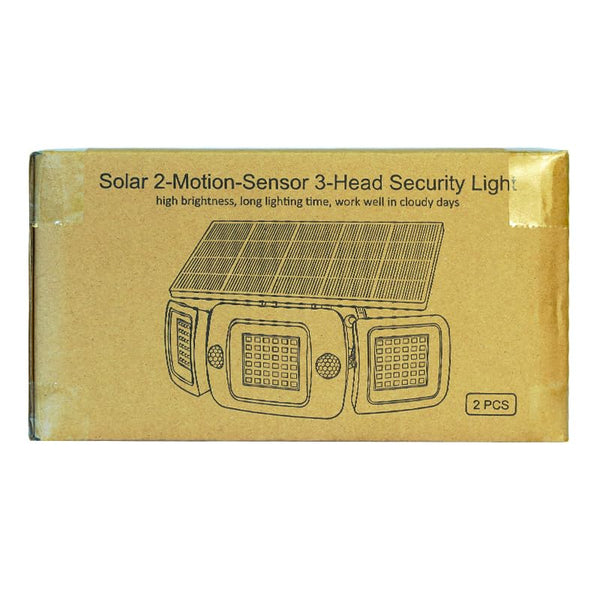 intelamp Solar Security Light Outdoor Motion Sensor 6000mAh Battery 270° 3 Modes Wall Lights Solar Flood Lights with Sensor Lights Garden for Gifts Front Door Garden Fence