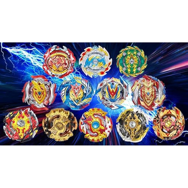 Gytobytle 12in1 Bey Spinning Tops with Box Metal Fusion Burst Blade Battling Battle Gyros Set, with Handle