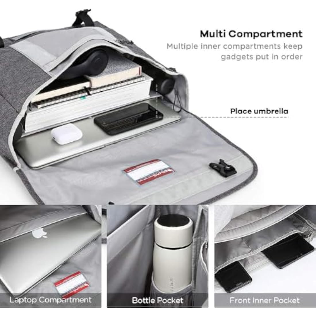 OIWAS Messenger Bags for Men Waterproof Satchel Shoulder Crossbody Man Bag Fits up to 15.6 Inch Laptop for School,Travel,Work