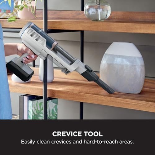 Shark PowerDetect Cordless Vacuum Cleaner, DuoClean Detect, Reverse Clean, Anti Hair Wrap Plus, Lightweight, 70 Min Runtime, Pet, Crevice & Multi-Surface Tools, Flexible, Handheld Mode, Grey IP1251UKT