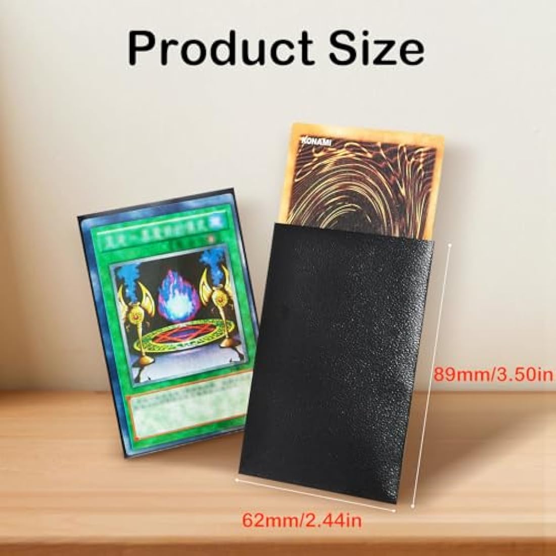 1000 Counts Yugi oh Soft Card Sleeves, FOTEEMO Sleeves for Trading Cards Japanese Small Card Slee-VES Yugioo Sleeve Protect Your Japanese Sized Card Protector Sleeves (62 * 89mm)