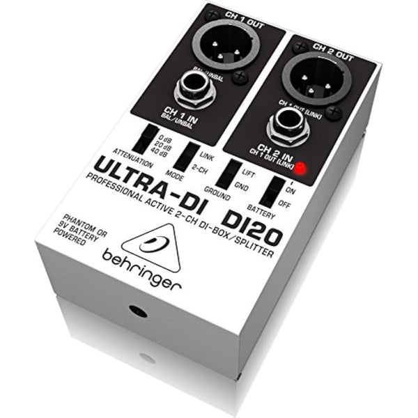 Behringer DI20 Ultra-DI 2 Channel DI Box/Splitter