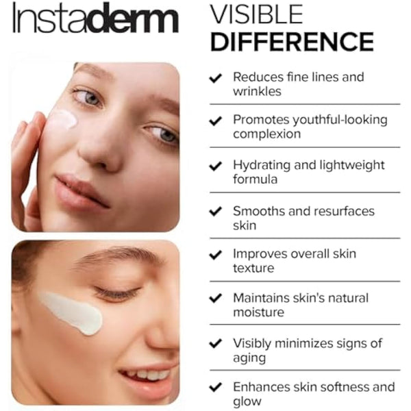 Glycolic Acid 15% Anti-Aging Cream- Alpha Hydroxy Facial Moisturizer Reduces the Appearance of Fine Lines, Wrinkles, Age Spots, Dark Spots & Scars. Exfoliates & Smoothes Skin Texture & Tone.